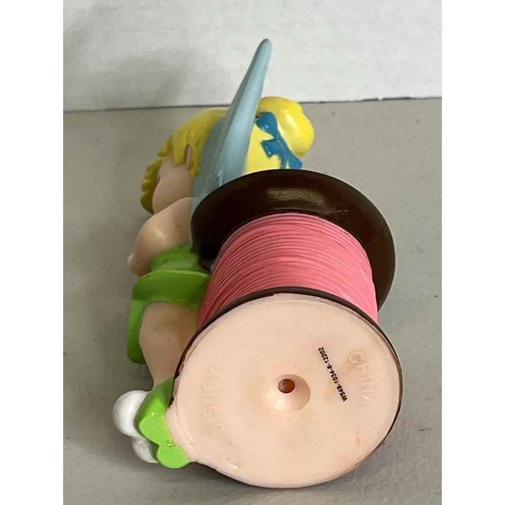 Disney‎ Parks Exclusive Bath  Toy Tinkerbell On Spool of Thread Figure 5